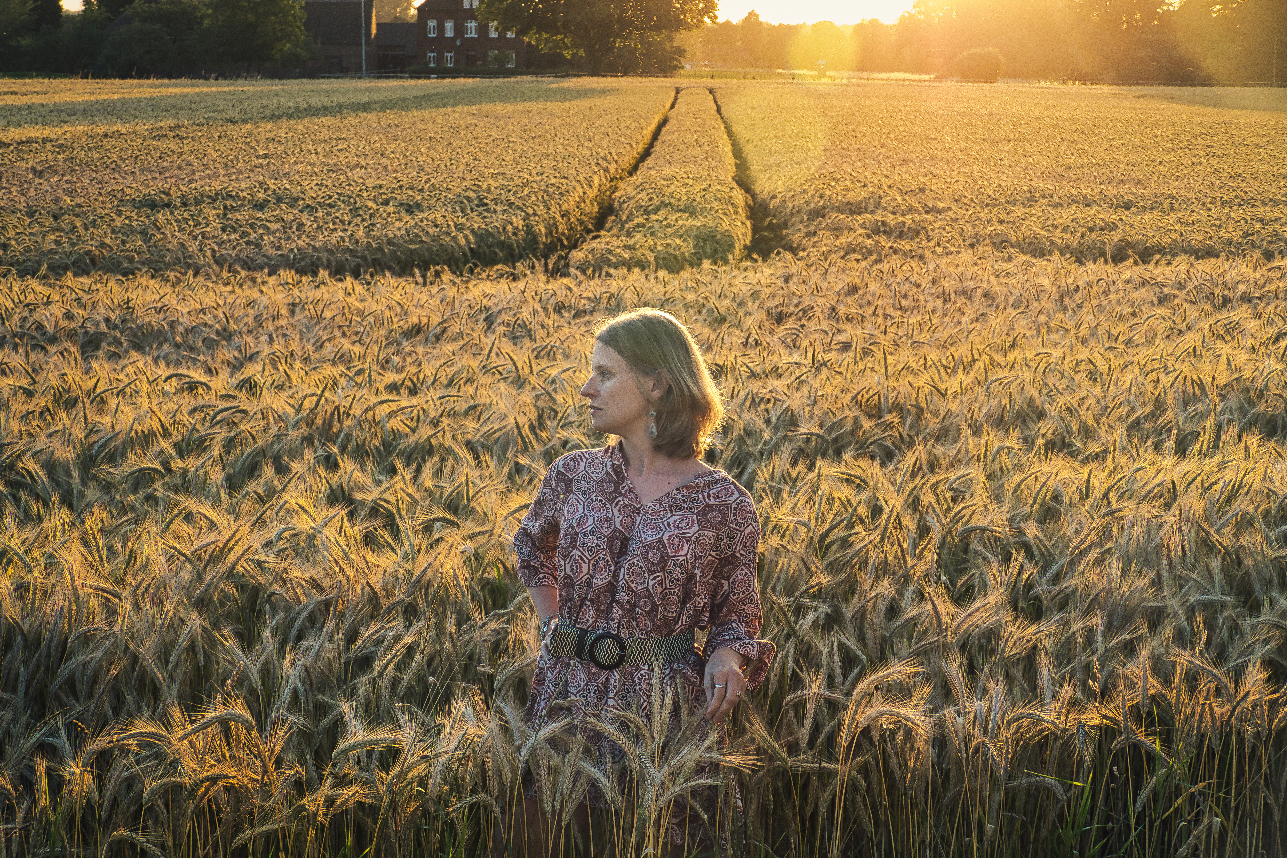 Portrait – selbstgenähte Fashion | Portraitfoto | Sommer