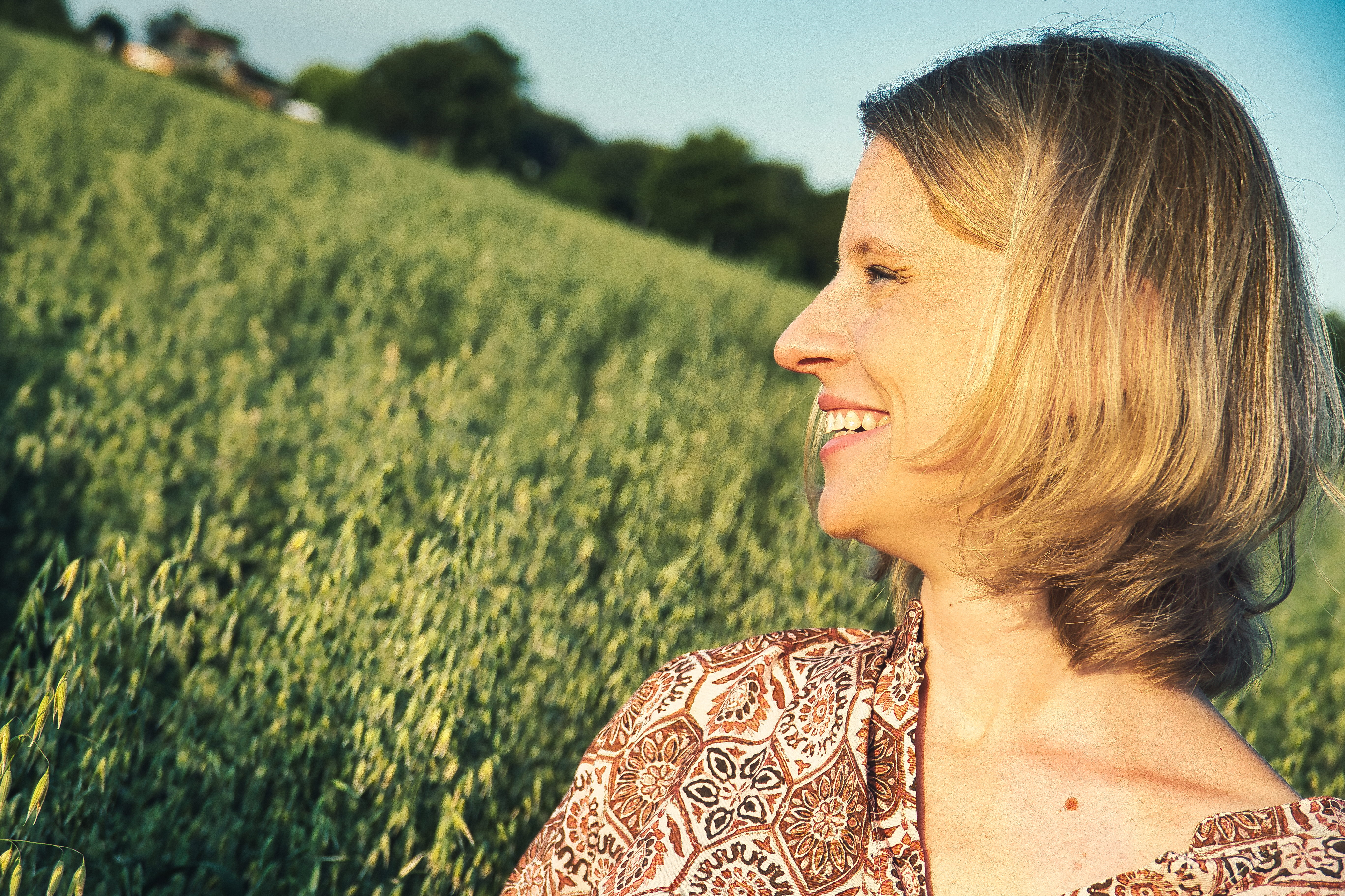 Portrait – glücklich im Sommer | Portraitfoto